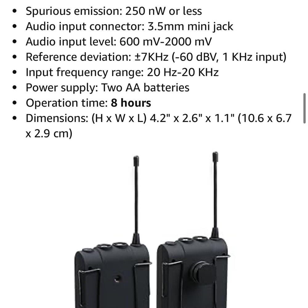 Wireless Microphone System - Picture 8 of 10